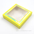 holographic paper lash boxes square false eyelash case